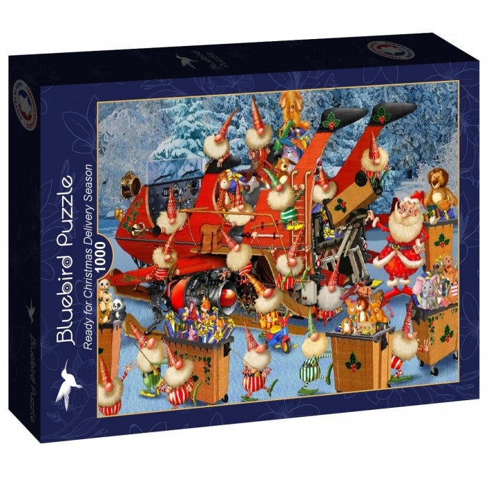 Bluebird Ready for Christmas Delivery Season1000 Piece Puzzle image 0